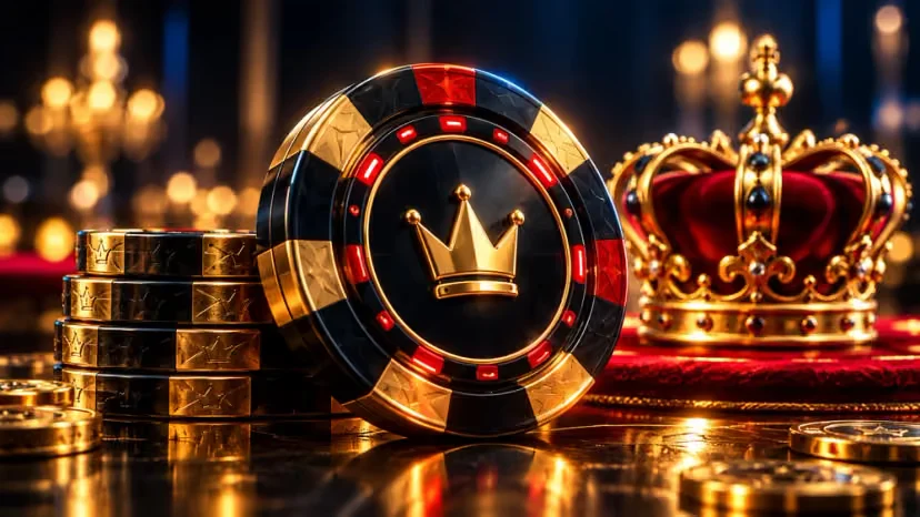 Μπλε μάρκες και χρυσές λεπτομέρειες FS Casino